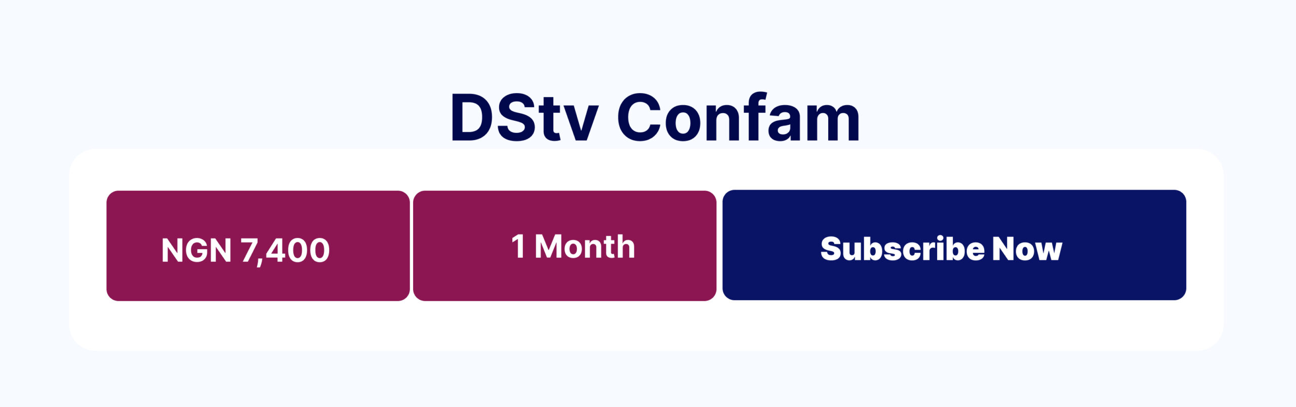 DStv Comfam
