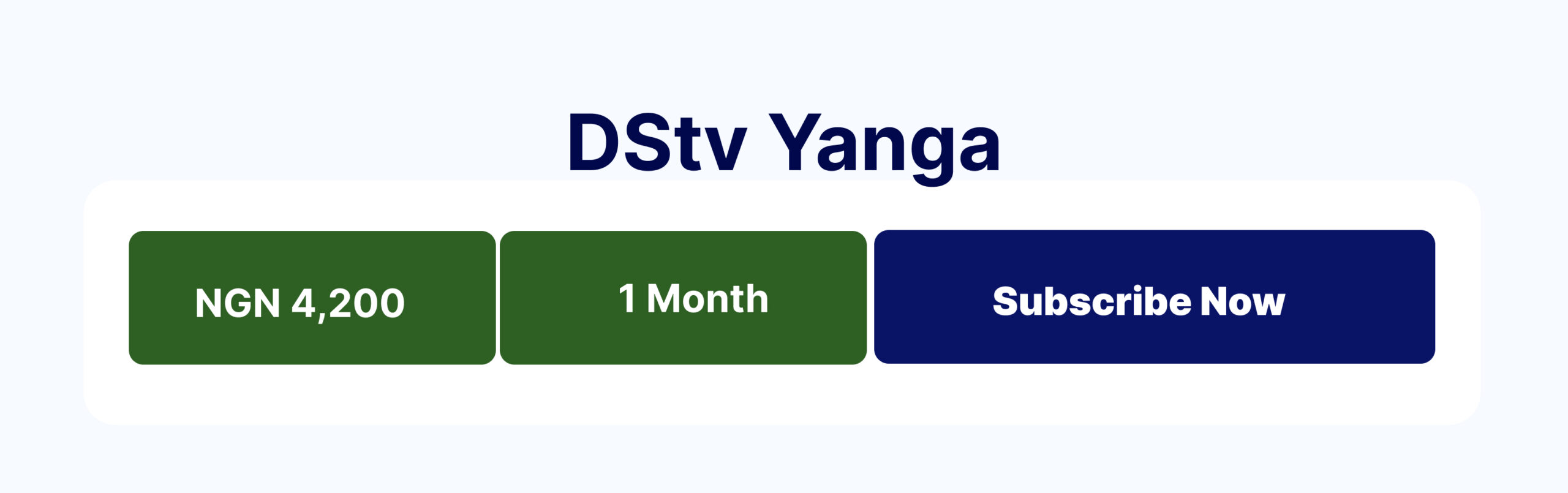 DStv Yanga